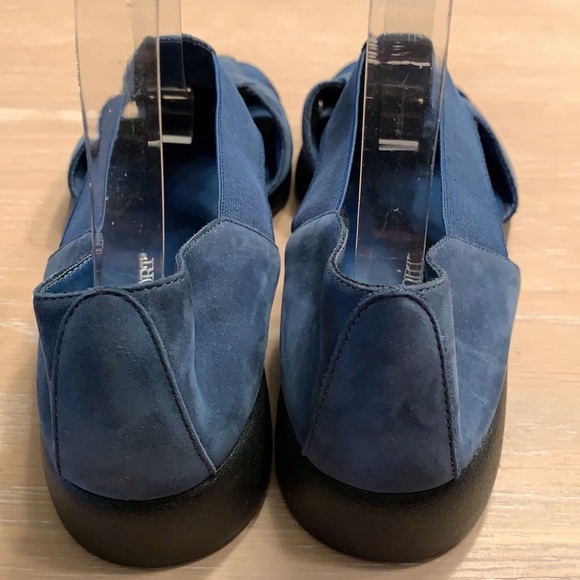 Women’s I ❤️ Comfort Suede Leather sandals stretch sides like new Size 8.5 - Picture 4 of 8